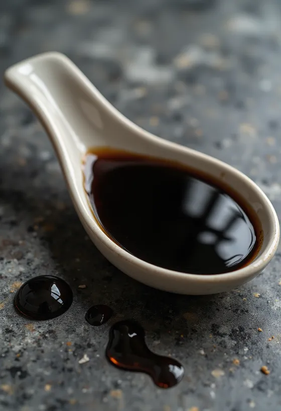 Balsamicoazijn in een glazen kom, met druiven, most en rijpingsvaten