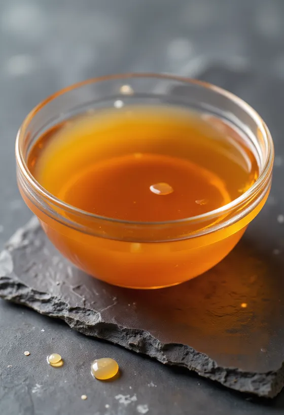 Vissaus in een kommetje, met ansjovis, zeezout en fermentatievaten