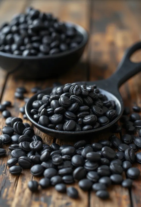 Zwarte zonnebloempitten in de schil