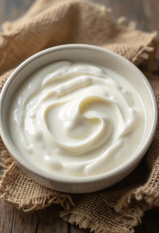 Schaaltje romige natuuryoghurt zonder toevoegingen