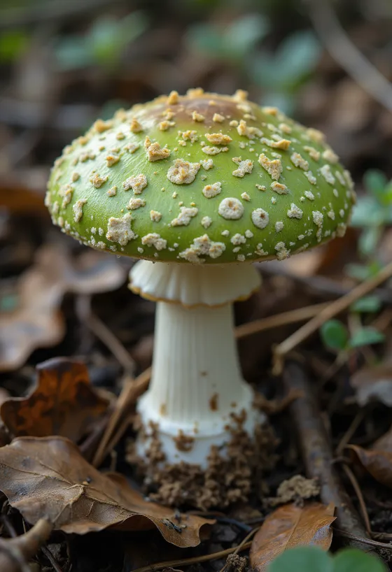 Gesneden en schoongemaakte berijpte russula op een snijplank