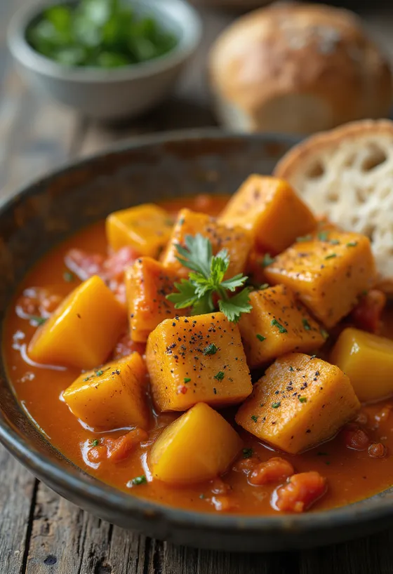 Vegan letcho met tofu