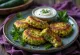 Kolokithokeftedes vegan variant, groentebeignet met verse kruiden