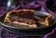 Bakewell tart met chocolade, met amandelvulling en chocolade bovenop