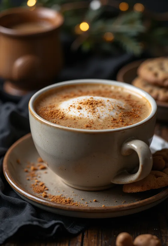 Vers geserveerde Peperkoek latte