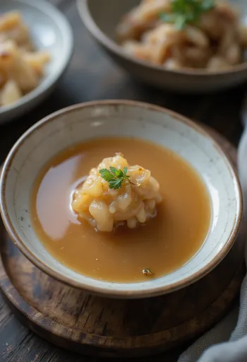 Misosaus geserveerd met gegrilde groenten