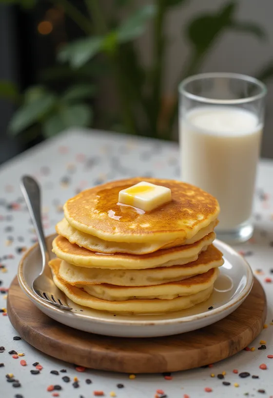 Schotse pannenkoek geserveerd