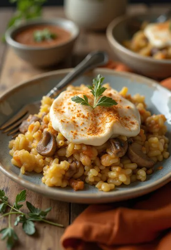 Vegan ovenschotel met groene kool en groenten