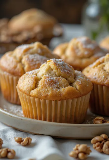 Muffins met kaneel en walnoot