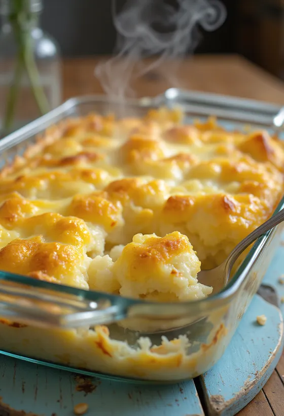 Pastel tutup met kaas en aardappel – goudbruin gebakken Indonesische ovenschotel met kip en groenten