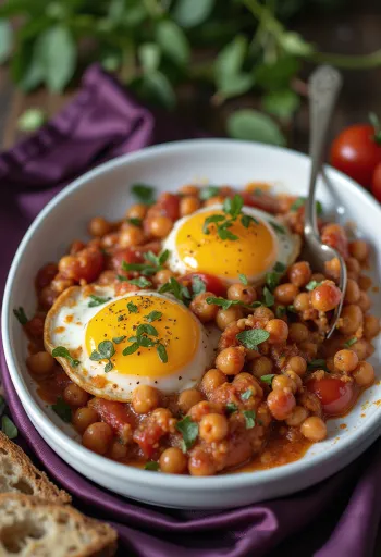 Vegan aubergine-ovenschotel met kikkererwten