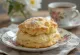 Vanillescones, goudbruine gebakjes met een knapperige bovenkant