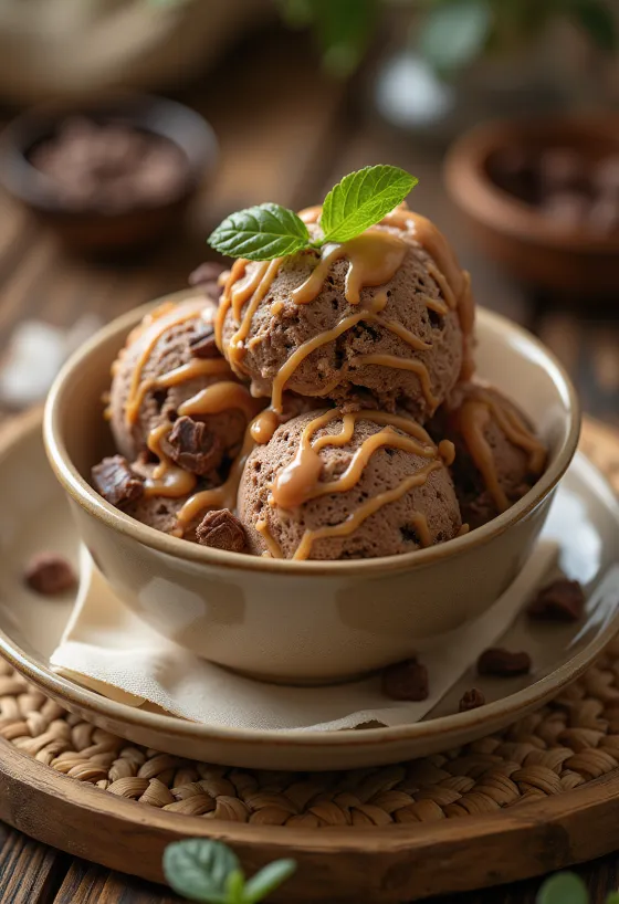 Mars Ice Cream ijs geserveerd