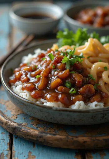 Dikke hoisinsaus in een kom