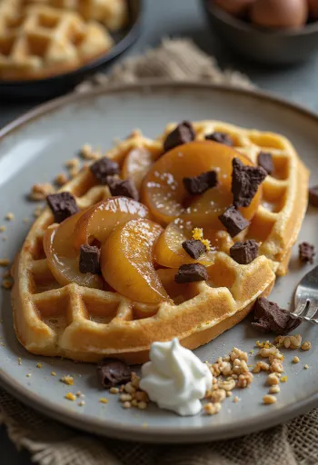 Wafel van de Chef geserveerd