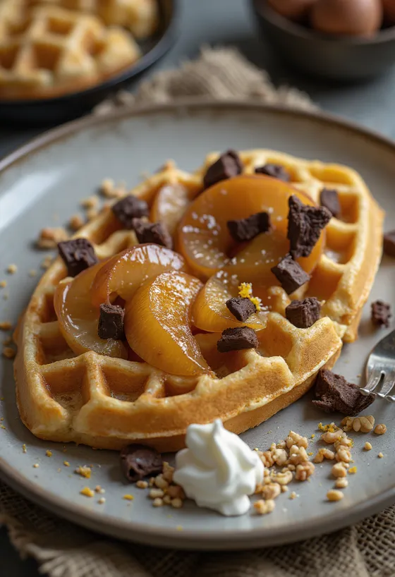 Wafel van de Chef geserveerd
