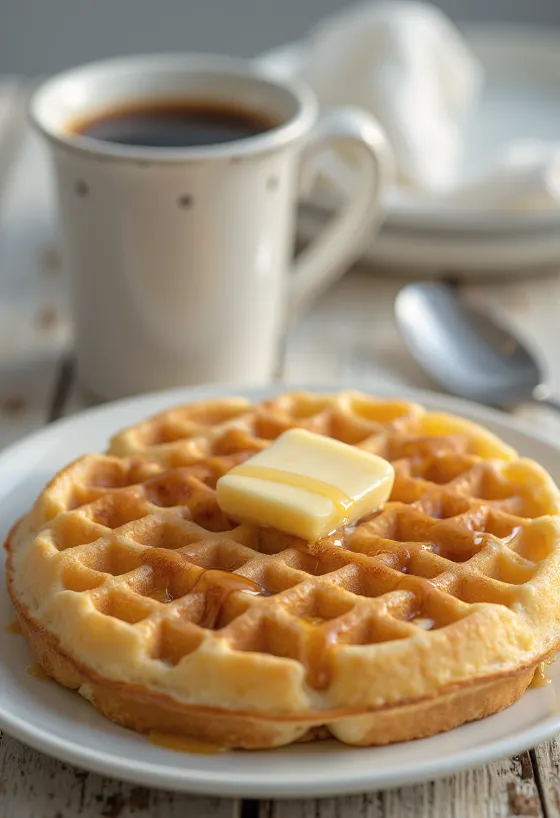 Ontbijtwafel met verse aardbeien en honing