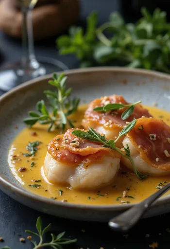 Saltimbocca alla Romana geserveerd