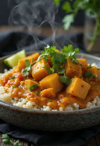 Pompoencurry met quinoa