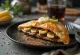 Calzone met hazelnootpasta en banaan vers gebakken