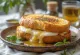 Panini met mozzarella en basilicum, gegrild, met goudbruin brood