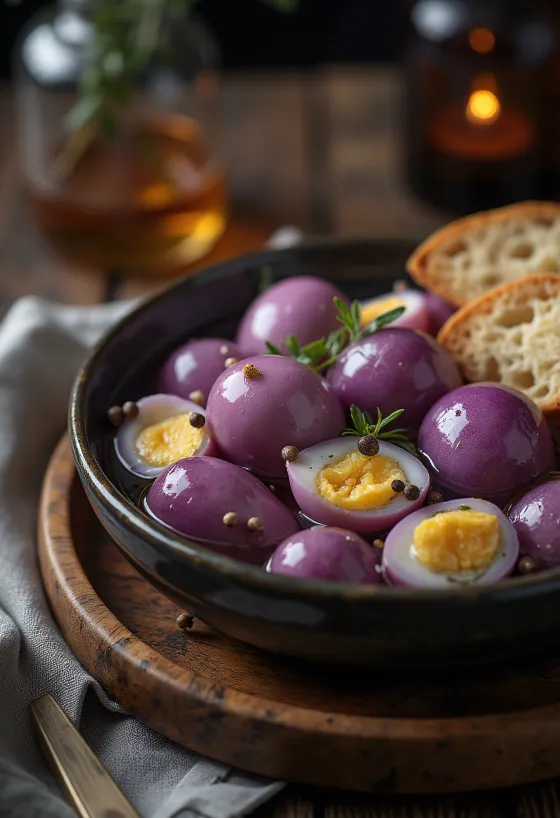 Ingemaakte aubergine in een pot