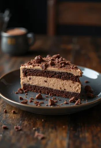 Chocolade-mascarponetaart met rijke crème