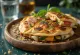 Vers gebakken Calzone met Gegrilde Groenten