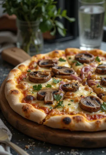 Siberische wildvlees pizza