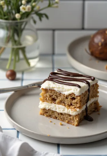 Suikervrije kastanjetaart met mascarponecrème en pure chocolade