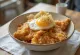 Katsudon gevuld met tarako kabeljauwkuit, knapperige kip en rijke sojasaus
