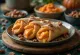 Geserveerde cannoli met pompoen en pecannoten