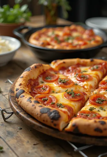 Detroit Style Pizza vierkant, dik en krokant