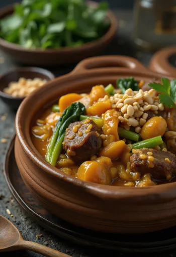 Kare-Kare geserveerd