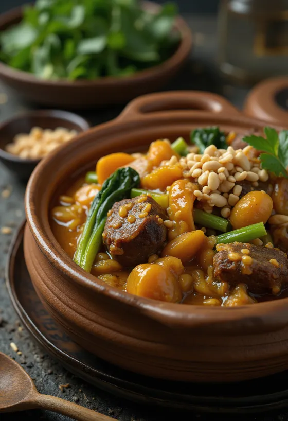 Kare-Kare geserveerd