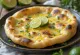 Limoen naanbrood vers geserveerd