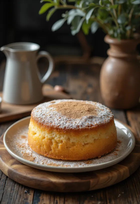 Kaneelcake in plakjes gesneden