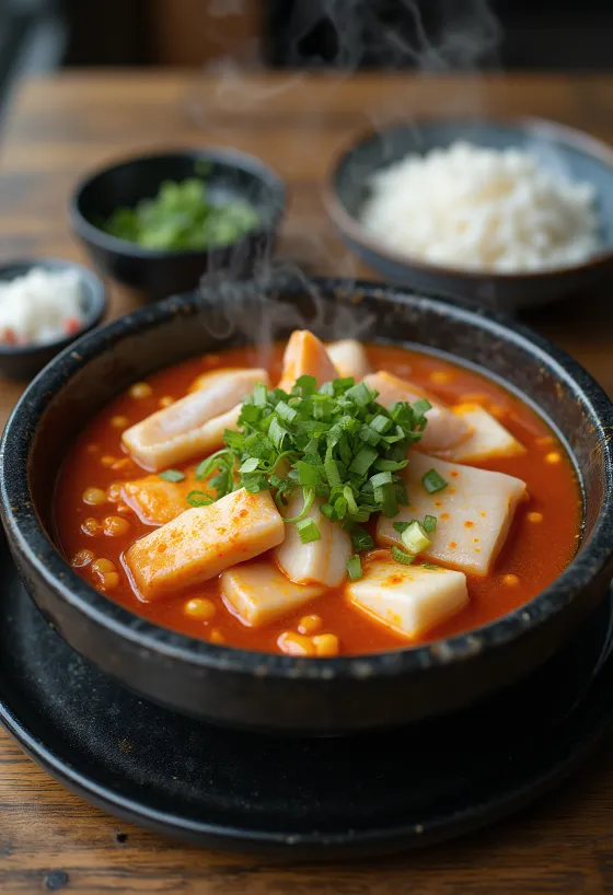Maeuntang jjigae, Koreaanse vissoep met tofu