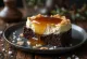 Kladdkaka met gezouten karamel-cheesecake, met mooie goudbruine lagen