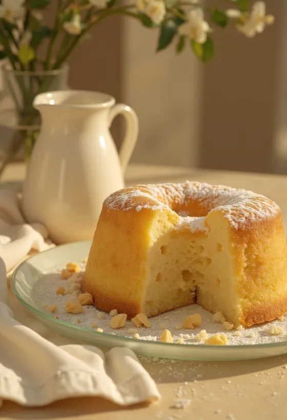 Glutenvrije marsepeintaart in punten geserveerd