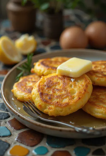 Vers gebakken Boxty Iers aardappelbrood