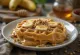 Pindakaaswafels met vers fruit en chocoladesaus