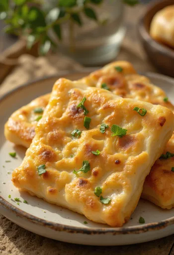 Sabaayad - Somalisch platbrood geserveerd