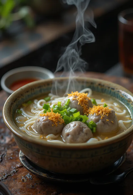 Bakso geserveerd