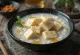 Congee met tofu, Chinese rijstepap met tofu, knoflook en gember