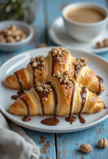 Kinder Bueno croissant geserveerd