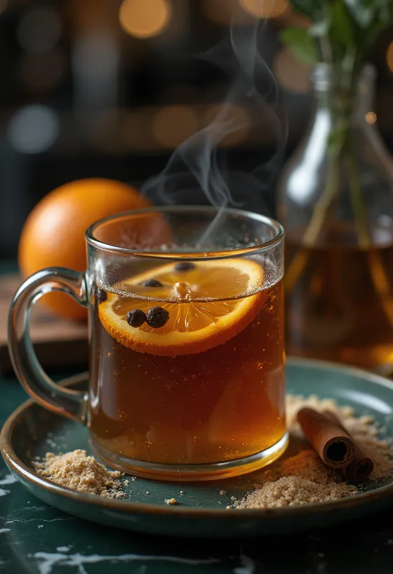 Kruidnagelcider in een mok