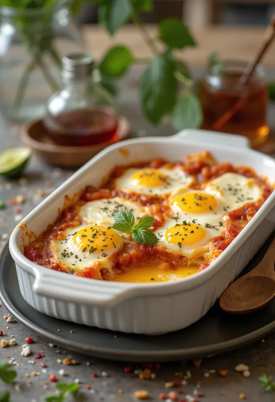 Sappige aubergineschotel gelaagd met gehakt en kaas, goudbruin gebakken.