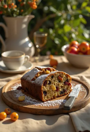 Engelse vruchtencake met gedroogd fruit