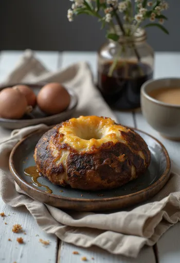 Ruisleipä met gerookte smaak, vers gebakken Fins brood